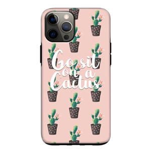 CaseCompany Cactus quote: iPhone 12 Pro Tough Case