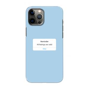 CaseCompany Reminder: Volledig geprint iPhone 12 Pro Max Hoesje