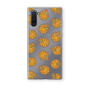 CaseCompany You Had Me At Pizza: Samsung Galaxy Note 10 Transparant Hoesje