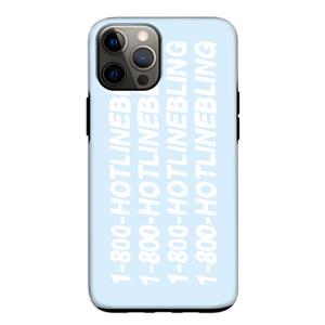 CaseCompany Hotline bling blue: iPhone 12 Pro Tough Case