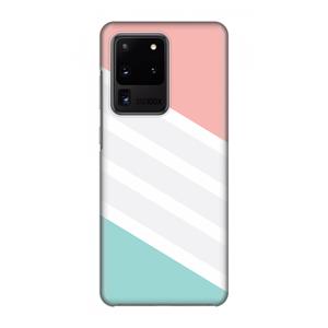 CaseCompany Strepen pastel: Volledig geprint Samsung Galaxy S20 Ultra Hoesje