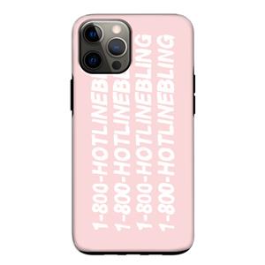 CaseCompany Hotline bling pink: iPhone 12 Pro Tough Case