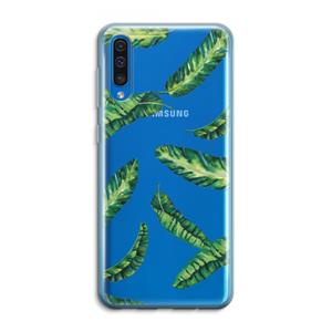 CaseCompany Lange bladeren: Samsung Galaxy A50 Transparant Hoesje