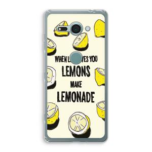 CaseCompany Lemonade: Sony Xperia XZ2 Compact Transparant Hoesje