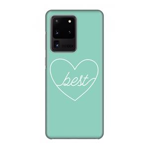 CaseCompany Best heart pastel: Volledig geprint Samsung Galaxy S20 Ultra Hoesje
