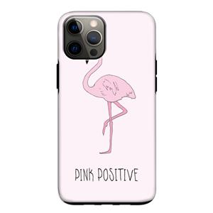 CaseCompany Pink positive: iPhone 12 Pro Tough Case