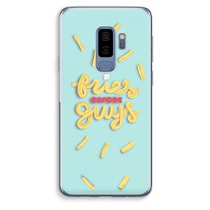 CaseCompany Always fries: Samsung Galaxy S9 Plus Transparant Hoesje