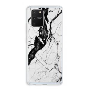 CaseCompany Witte marmer 2: Samsung Galaxy S10 Lite Transparant Hoesje