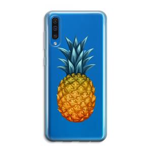 CaseCompany Grote ananas: Samsung Galaxy A50 Transparant Hoesje