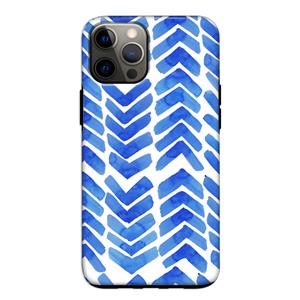 CaseCompany Blauwe pijlen: iPhone 12 Pro Tough Case