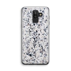 CaseCompany Gespikkelde marmer: Samsung Galaxy J8 (2018) Transparant Hoesje