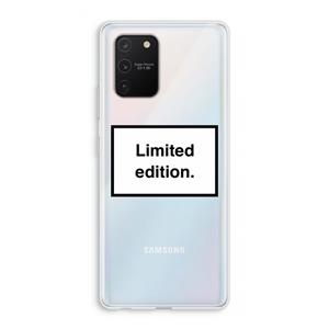 CaseCompany Limited edition: Samsung Galaxy S10 Lite Transparant Hoesje