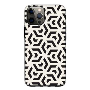 CaseCompany Crazy pattern: iPhone 12 Pro Tough Case