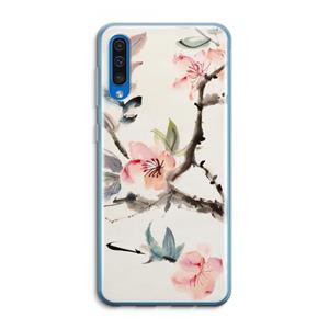 CaseCompany Japanse bloemen: Samsung Galaxy A50 Transparant Hoesje