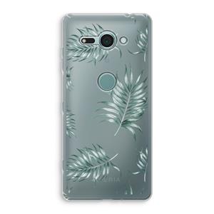 CaseCompany Simple leaves: Sony Xperia XZ2 Compact Transparant Hoesje