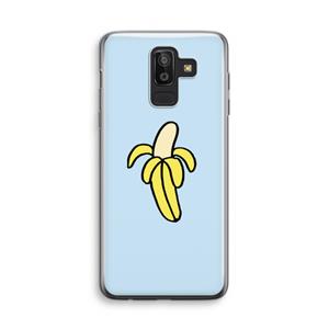 CaseCompany Banana: Samsung Galaxy J8 (2018) Transparant Hoesje