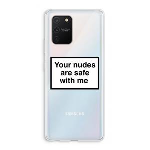 CaseCompany Safe with me: Samsung Galaxy S10 Lite Transparant Hoesje