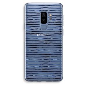 CaseCompany Verrassende lijnen: Samsung Galaxy S9 Plus Transparant Hoesje