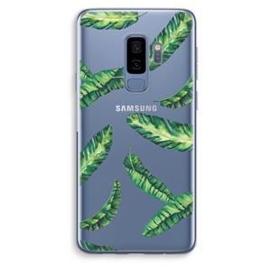 CaseCompany Lange bladeren: Samsung Galaxy S9 Plus Transparant Hoesje