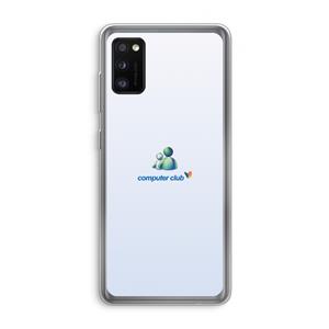 CaseCompany MSN: Samsung Galaxy A41 Transparant Hoesje