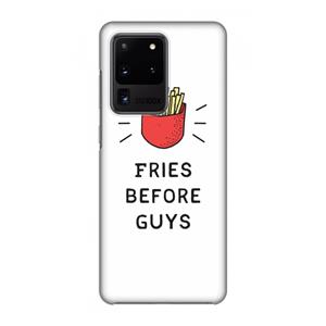 CaseCompany Fries before guys: Volledig geprint Samsung Galaxy S20 Ultra Hoesje