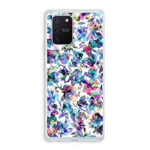 CaseCompany Hibiscus Flowers: Samsung Galaxy S10 Lite Transparant Hoesje