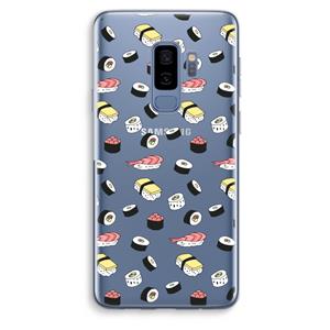 CaseCompany Sushi time: Samsung Galaxy S9 Plus Transparant Hoesje