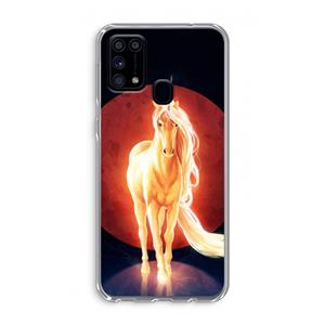 CaseCompany Last Unicorn: Samsung Galaxy M31 Transparant Hoesje