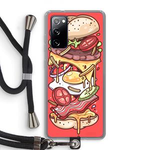 CaseCompany Diet Coke Please: Samsung Galaxy S20 FE / S20 FE 5G Transparant Hoesje met koord