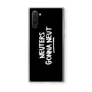 CaseCompany Neuters (zwart): Samsung Galaxy Note 10 Transparant Hoesje