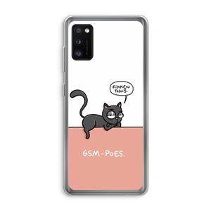 CaseCompany GSM poes: Samsung Galaxy A41 Transparant Hoesje