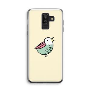 CaseCompany Birdy: Samsung Galaxy J8 (2018) Transparant Hoesje
