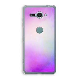 CaseCompany Clouds pastel: Sony Xperia XZ2 Compact Transparant Hoesje