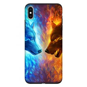 CaseCompany Fire & Ice: iPhone XS Max Tough Case