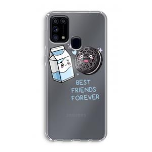 CaseCompany Best Friend Forever: Samsung Galaxy M31 Transparant Hoesje