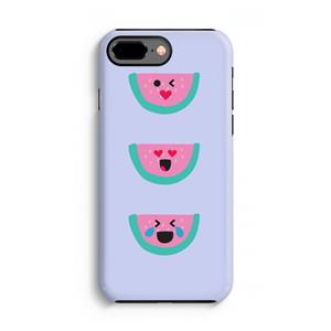 CaseCompany Smiley watermeloen: iPhone 7 Plus Tough Case