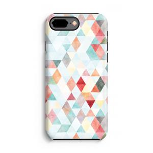 CaseCompany Gekleurde driehoekjes pastel: iPhone 7 Plus Tough Case