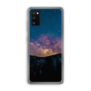 CaseCompany Travel to space: Samsung Galaxy A41 Transparant Hoesje