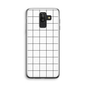 CaseCompany Rooster: Samsung Galaxy J8 (2018) Transparant Hoesje