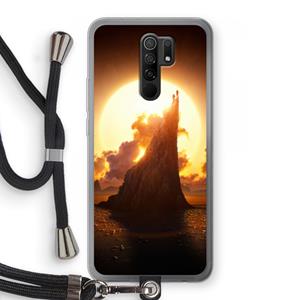 CaseCompany Children of the Sun: Xiaomi Redmi 9 Transparant Hoesje met koord