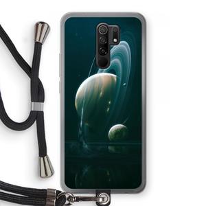 CaseCompany Mercurius: Xiaomi Redmi 9 Transparant Hoesje met koord