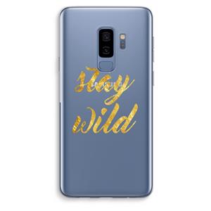CaseCompany Stay wild: Samsung Galaxy S9 Plus Transparant Hoesje