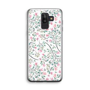 CaseCompany Sierlijke bloemen: Samsung Galaxy J8 (2018) Transparant Hoesje