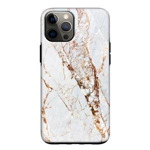 CaseCompany Goud marmer: iPhone 12 Pro Tough Case