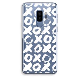 CaseCompany XOXO: Samsung Galaxy S9 Plus Transparant Hoesje