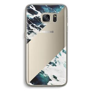 CaseCompany Golven: Samsung Galaxy S7 Transparant Hoesje