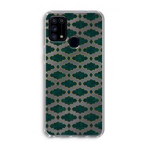 CaseCompany Moroccan tiles: Samsung Galaxy M31 Transparant Hoesje