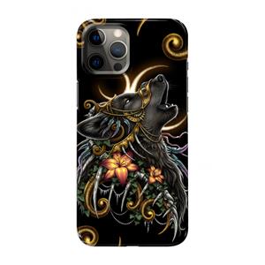 CaseCompany Huilende Wolf: Volledig geprint iPhone 12 Pro Max Hoesje