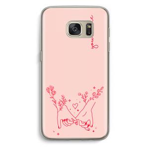 CaseCompany Best Friends: Samsung Galaxy S7 Transparant Hoesje