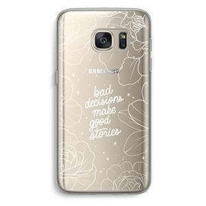 CaseCompany Good stories: Samsung Galaxy S7 Transparant Hoesje